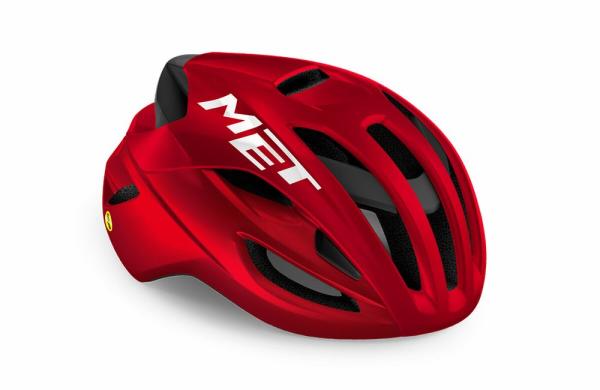 Met Helm Rivale Mips Red Metallic Glossy L